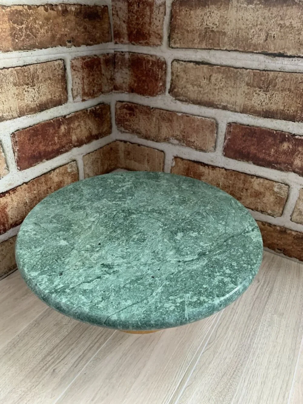 Vintage Marble Cake Stand/Cheese Pedestal (11
